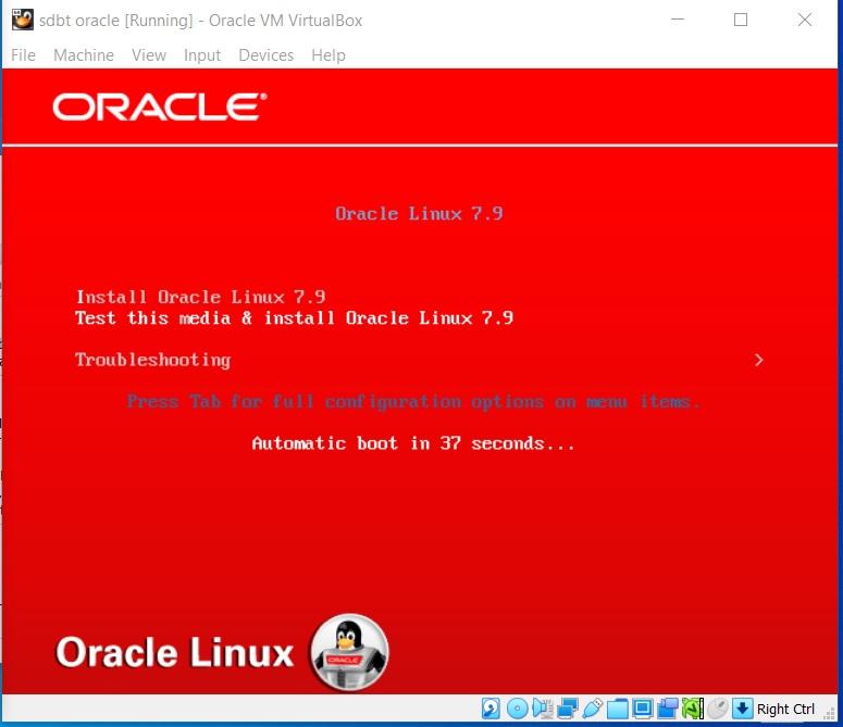 oracle linux installation step by step